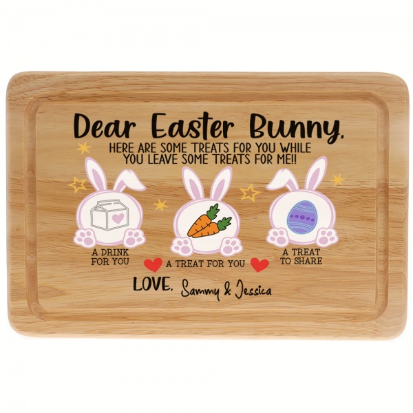 Personalised Easter Treat Plate ''Here Are Some Treats For You''