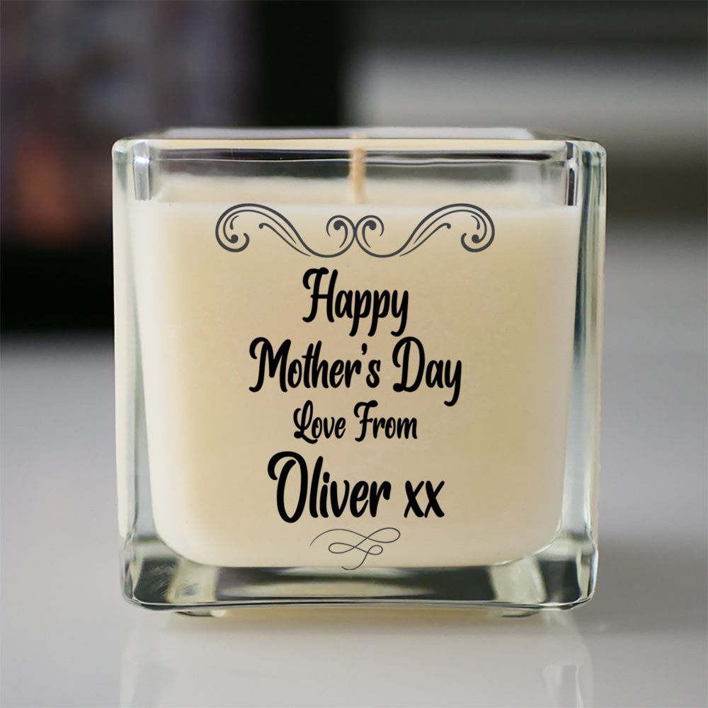 Personalised Mother's Day Candle Gift