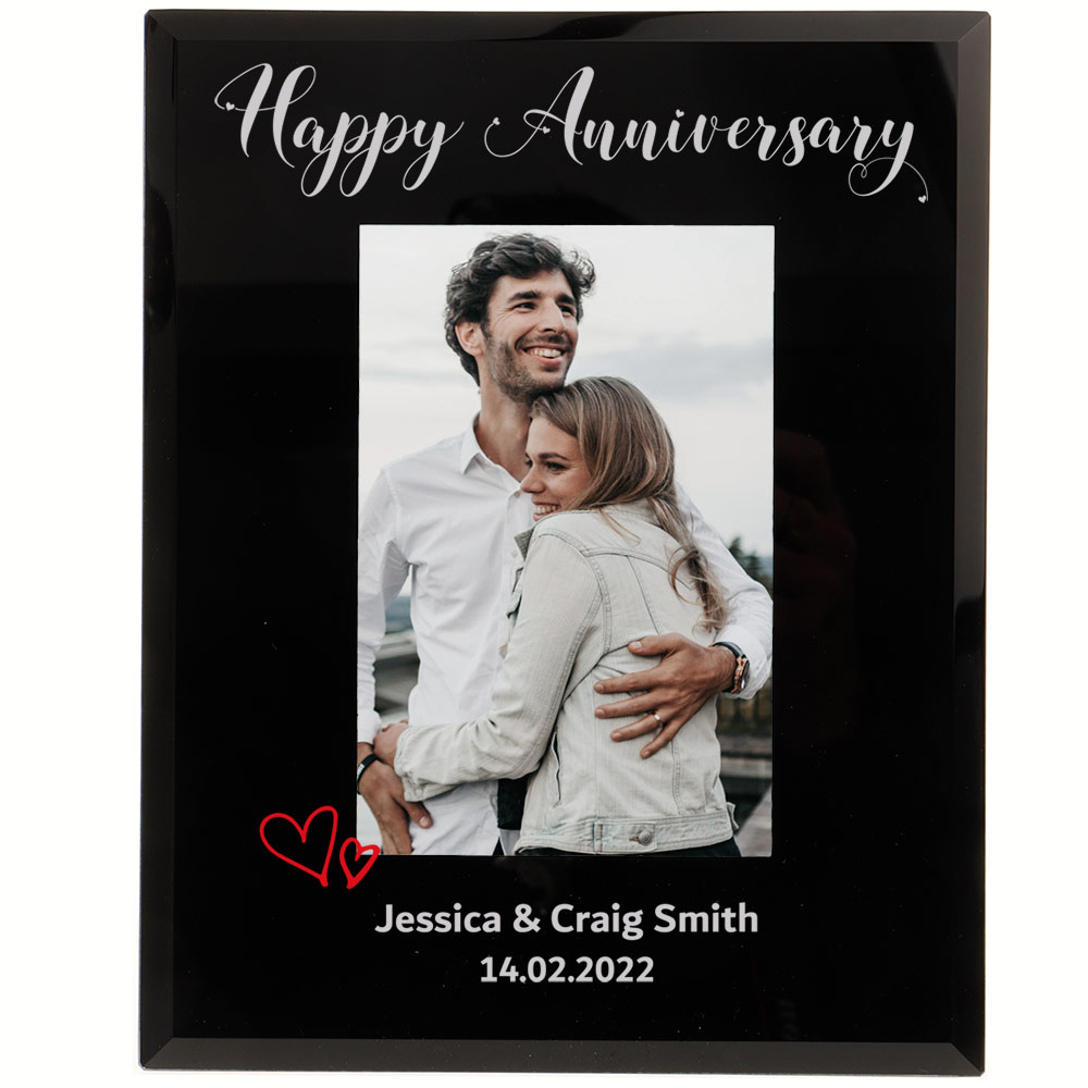 Happy anniversary deals photo frame