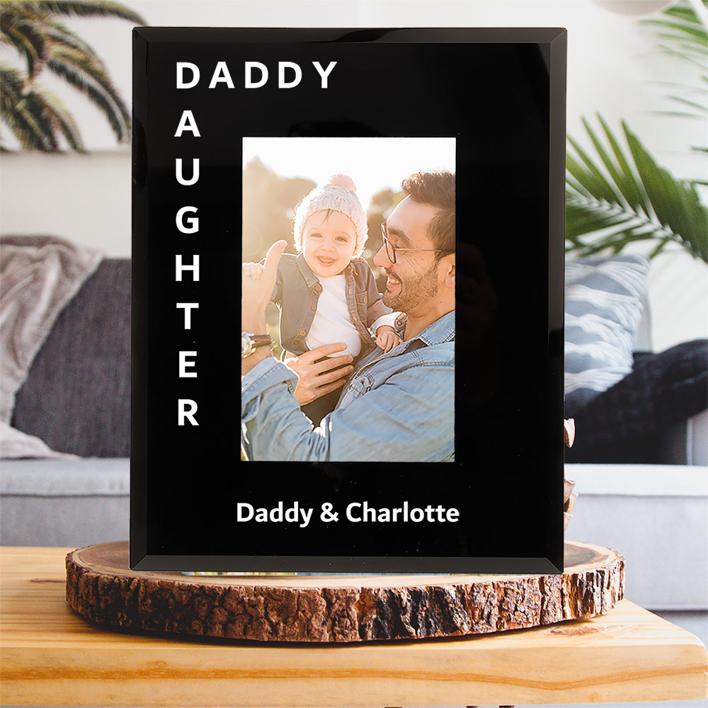 Personalised Daddy And Daughter Photo Frame