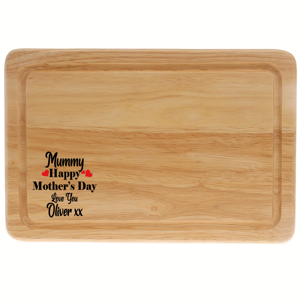 Personalised Mother's Day Wooden Chopping Board