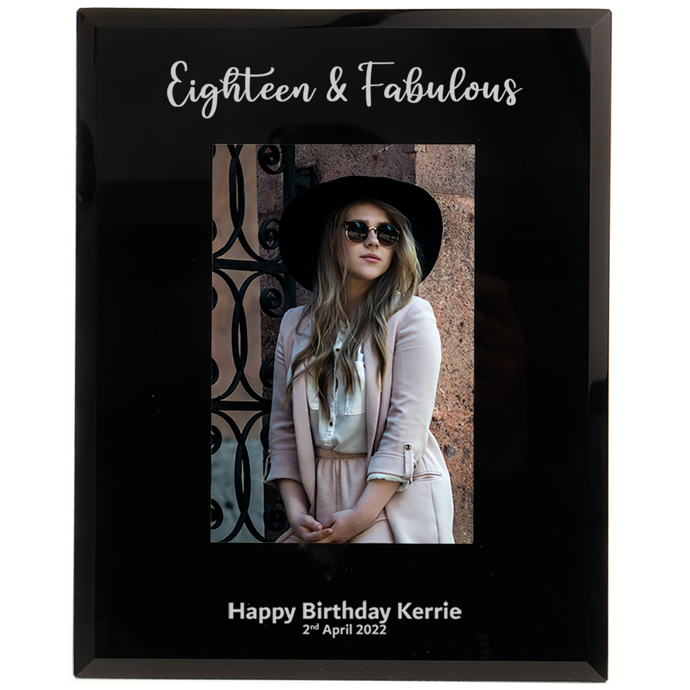 Personalised Eighteen And Fabulous Photo Frame 6x4'' or 7x5''